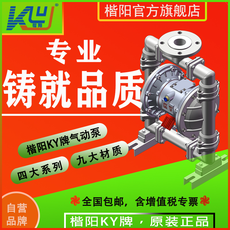 KYQS65LC4不銹鋼襯氟氣動(dòng)隔膜泵3