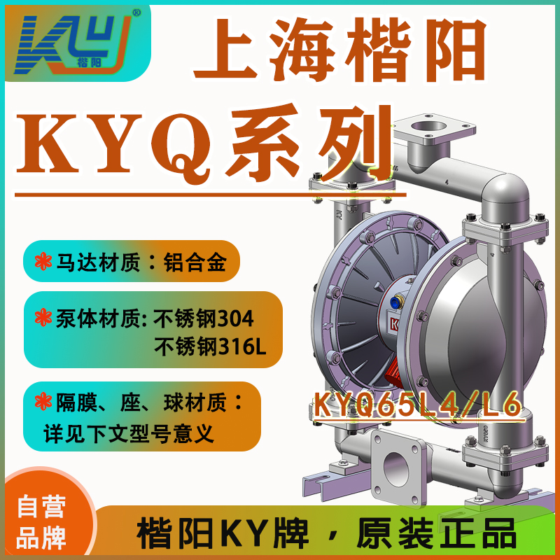 KYQ65L4不銹鋼氣動(dòng)隔膜泵2