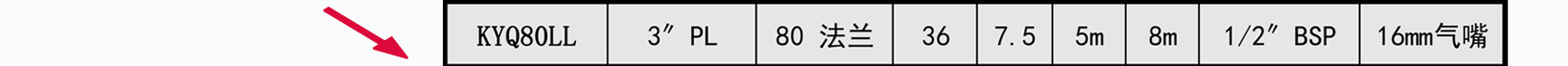 KYQ80鋁合金氣動隔膜泵詳細(xì)參數(shù)